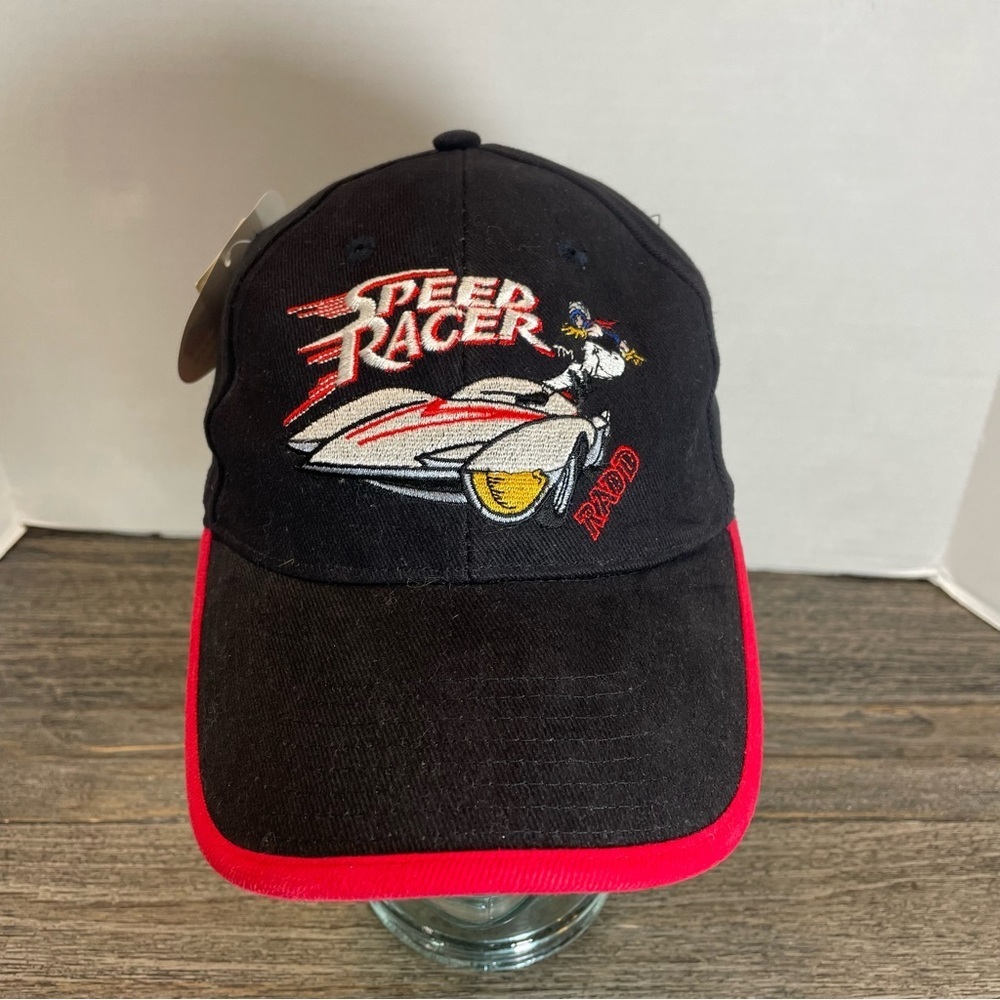Speed Racer Embroidered Black Cap. Racewear. OS. NWT. - Picture 2 of 12